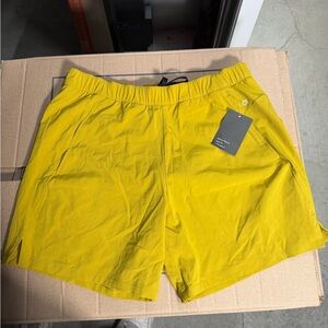 GAP Men's Mustard Yellow Athletic Shorts